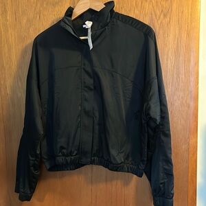 Black jacket looks glossy new items from pink Victoria’s Secret